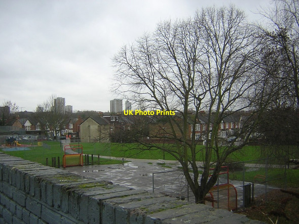 Photo 6"x4" Open space and playground, west of Seven Sisters station Stoke Newington c2013