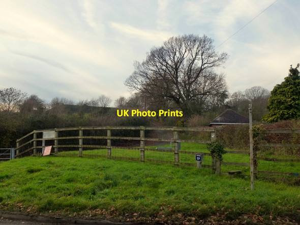 Photo 6"x4" Footpath ascending Churchdown Hill Badgeworth c2013