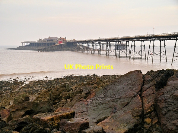 Photo 6"x4" Birnbeck Island and Pier Weston-super-Mare c2013