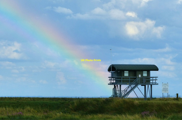 Photo 6"x4" Observation tower at RAF Wainfleet Hall End\/TF4350 c2013