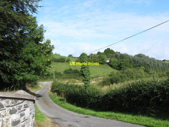 Photo 6"x4" Dernakesh Road at its junction with the R191 Madabawn c2013