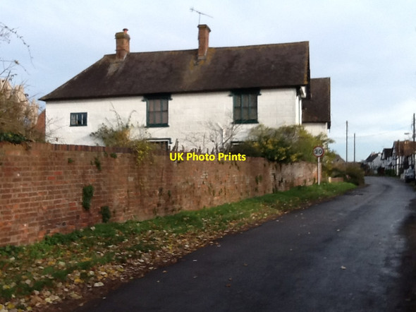 Photo 6"x4" House on Mill Lane, opposite Smith's Meadow, Wyre Piddle Wyre Piddle c2013