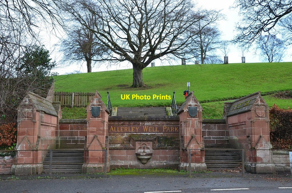 Photo 6"x4" Allerley Well Park entrance, Jedburgh Jedburgh c2013