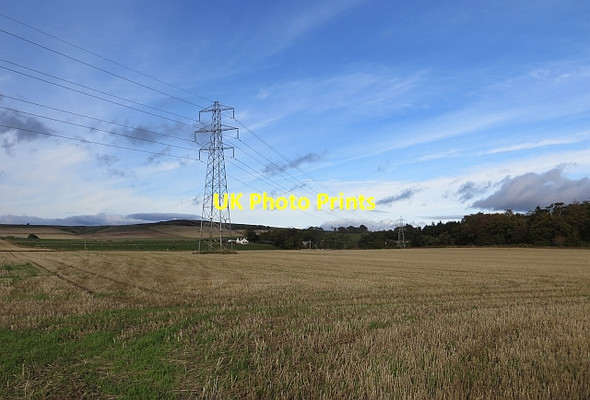 Photo 6"x4" Power line, Brighty East March c2013