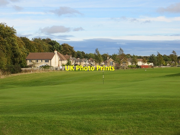 Photo 6"x4" Golf course , Ballumbie Castle Burnside of Duntrune c2013