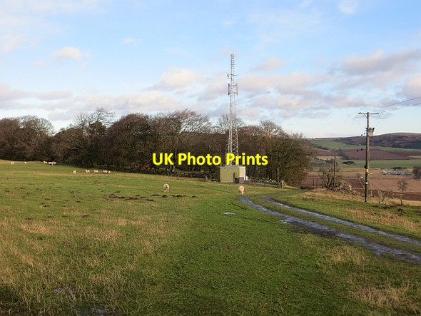 Photo 6"x4" Mobile mast, Blackchester Trabrown c2013
