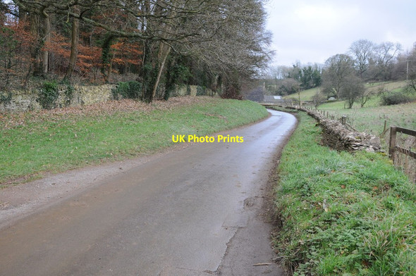 Photo 6"x4" Road entering Calmsden Calmsden c2013