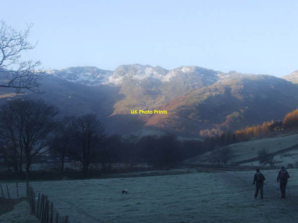 Photo 6"x4" Footpath near Kirk Howe Chapel Stile c2010