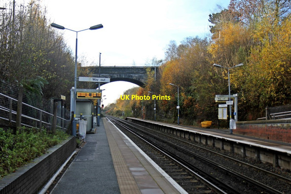 Photo 6"x4" Aughton Park railway station Ormskirk c2013