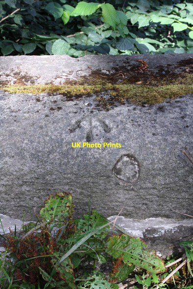 Photo 6"x4" Benchmark on northern parapet of Hestholme Bridge Aysgarth c2013