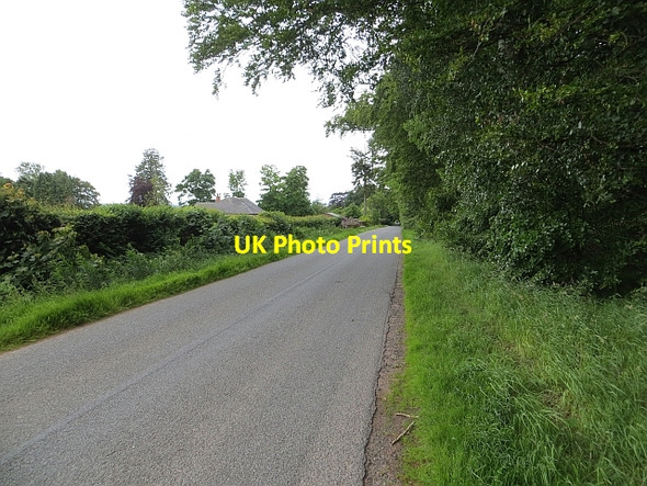 Photo 6"x4" Minor road, Keithock Newtonmill c2013