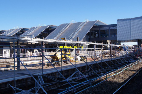Photo 6"x4" New roof to Reading Station Reading c2013