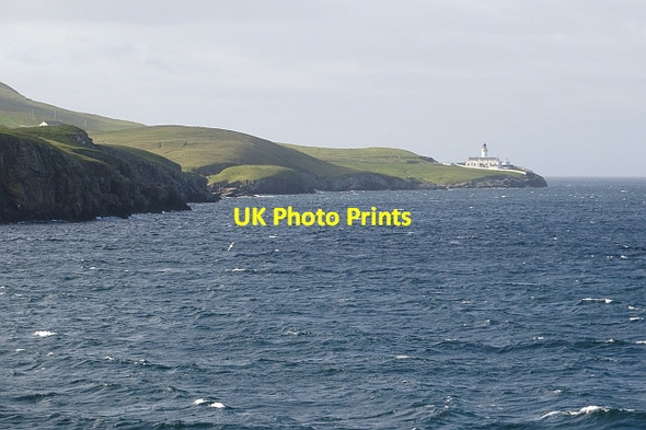 Photo 6"x4" Bressay coastline Grindiscol c2013