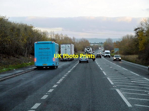 Photo 6"x4" Lay By on the Evesham Bypass Evesham c2013