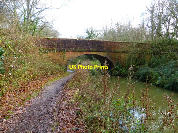 Photo 6"x4" Broad Oak Bridge on the Basingstoke Canal Broad Oak\/SU7551 c2013