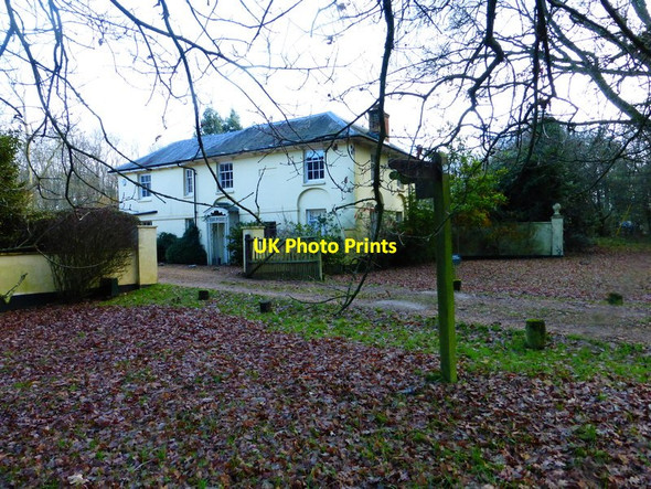 Photo 6"x4" Lodge at Dogmersfield Broad Oak\/SU7551 c2013