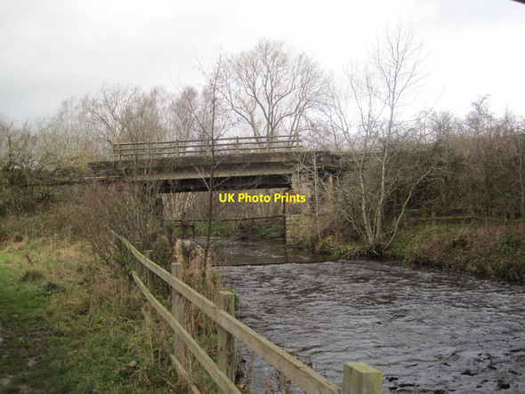 Photo 6"x4" Railway Bridge over the Haltwhistle Burn Plenmeller c2013