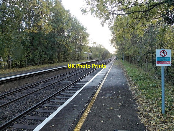 Photo 6"x4" Passengers must not pass this point at Church Stretton railway station Church Stretton c2013