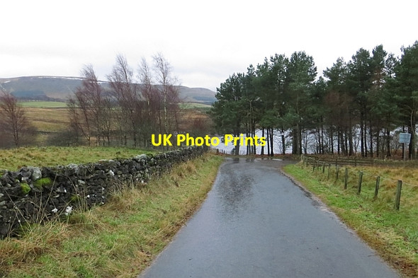 Photo 6"x4" Road junction, Gladhouse Reservoir Rosebery c2013