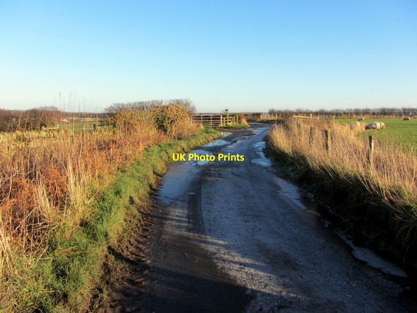 Photo 6"x4" Blackrow Lane Bank Top\/NZ1466 c2013