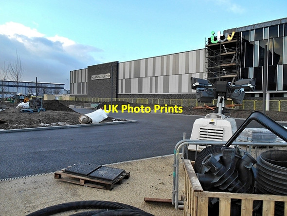Photo 6"x4" Construction of New ITV Centre, Trafford Wharf Salford\/SJ8098 c2013