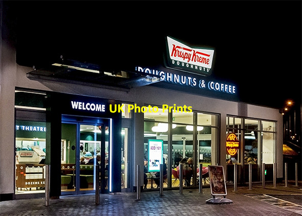 Photo 6"x4" Krispy Kreme Edinburgh Sighthill\/NT1971 c2013