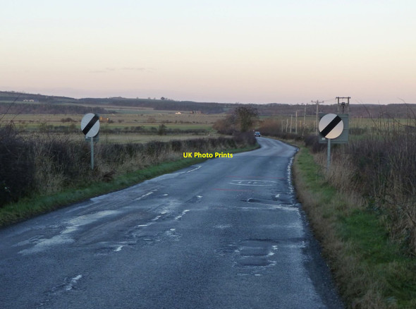Photo 6"x4" Leaving Longframlington North End\/NU1301 c2013