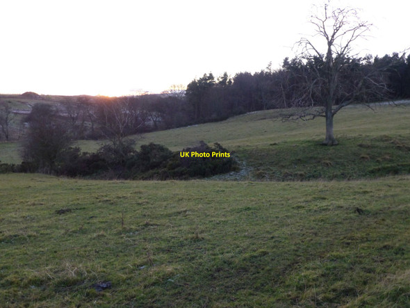 Photo 6"x4" Sunset at 3.30pm Glantlees c2013