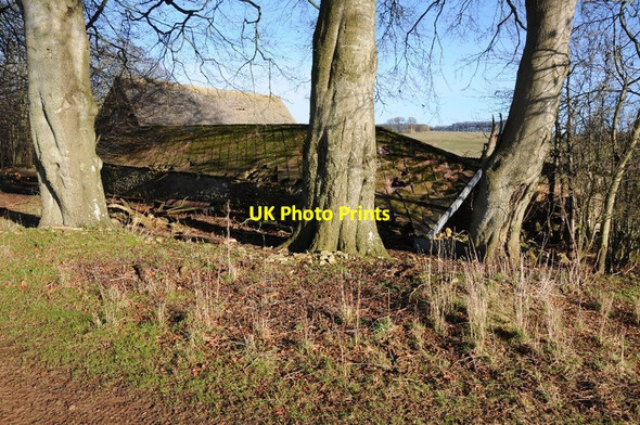 Photo 6"x4" Downs Barn Turkdean c2013