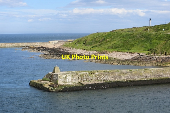 Photo 6"x4" Old South Breakwater, Aberdeen Harbour Balnagask c2013