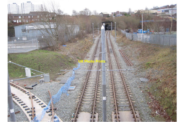 Photo 6"x4" Oldham Werneth railway station (site), Greater Manchester Oldham c2013