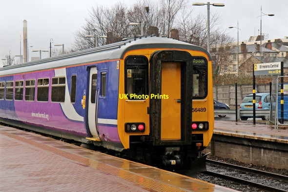 Photo 6"x4" Northern Rail Class 156, 156489, St. Helens Central railway station St Helens\/SJ5095 c2013