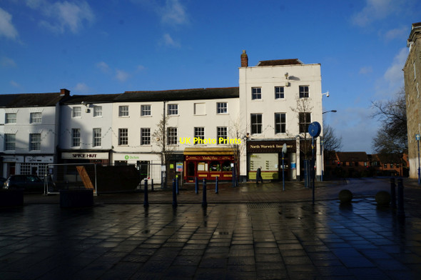 Photo 6"x4" Shops on Market Place, Warwick Warwick c2013