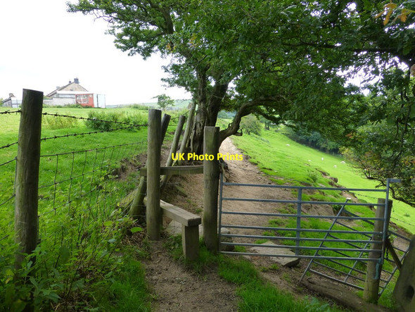 Photo 6"x4" Stile near Far Woodseats Chisworth c2013