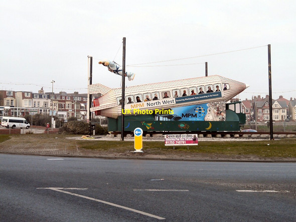 Photo 6"x4" Rocket at Gynn Square Blackpool\/SD3136 c2013