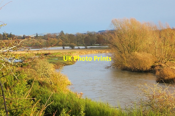 Photo 6"x4" River Teviot, Ancrum West Mains Ancrum c2013
