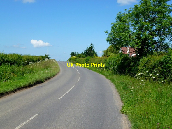 Photo 6"x4" Road to the Combertons Bricklehampton c2013
