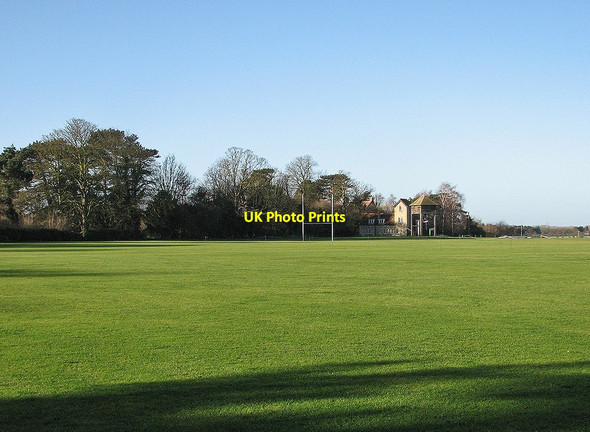 Photo 6"x4" Girton College Sports Ground in January Girton\/TL4262 c2014