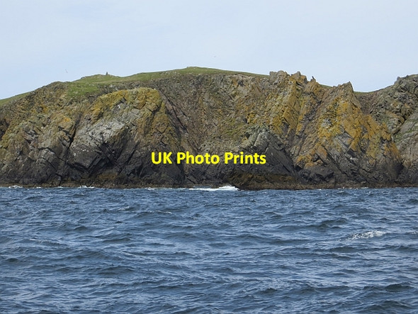 Photo 6"x4" Rusna Stacks and Outer Head Burrastow c2013