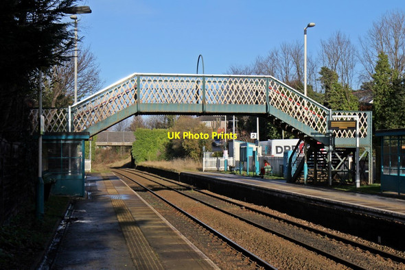 Photo 6"x4" Bridges, Hawarden railway station Hararden\/Penarl\u00e2g c2014