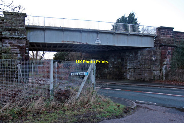 Photo 6"x4" Railway bridge, Heswall Heswall c2014