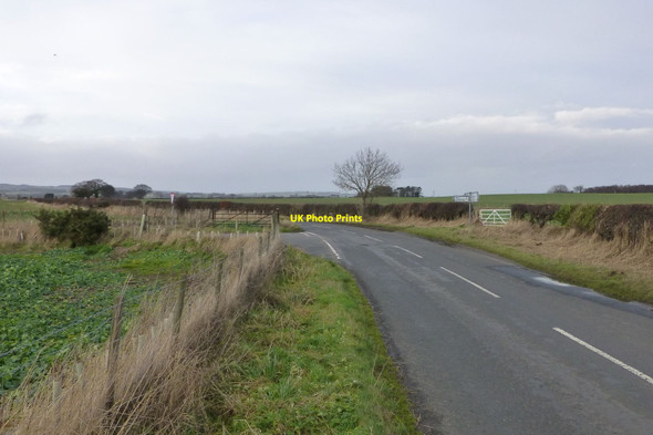 Photo 6"x4" Road junction - turn left for Eshott Eshott c2014