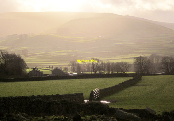 Photo 6"x4" Towards the Wharfe valley Hebden c2013