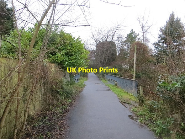 Photo 6"x4" Path out of Colinton Dell Kingsknowe c2014