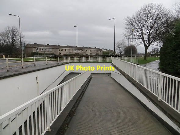 Photo 6"x4" Subway ramp, Calder Road Saughton c2014