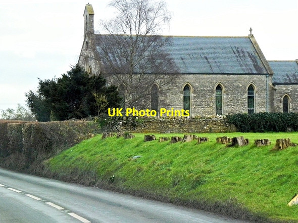 Photo 6"x4" Christ Church, Coxley Wells c2013