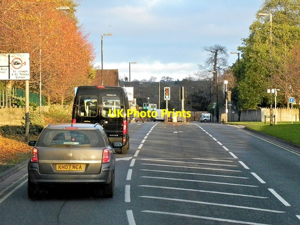 Photo 6"x4" Wells, Mountery Road (A39) Wells c2013