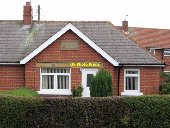 Photo 6"x4" Aged Miners' Homes, Hillhead Road, Westerhope North Walbottle c2013