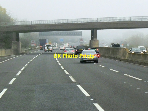 Photo 6"x4" Northbound M5, Court Lane Bridge East Clevedon c2013