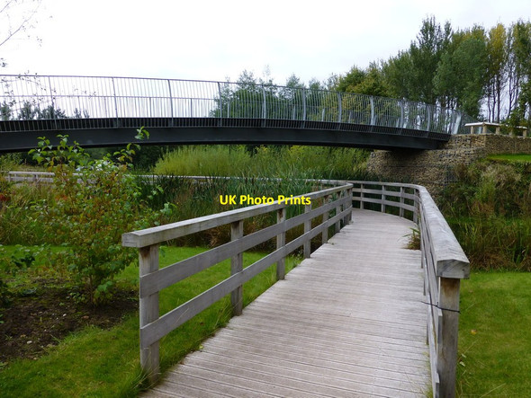 Photo 6"x4" Footbridges at the Festival Gardens St Michael's Hamlet c2013